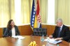 Предсједавајући Дома народа Парламентарне скупштине БиХ др Драган Човић примио у наступну посјету резидентну координаторку Уједињених нација у БиХ 